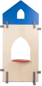 Drewniany panel Miasto teatr domek dla dzieci zabawka mebelki Micki 1