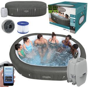 Bestway Lay-Z-Spa Mauritius 5-7os aplikacja WiFi hydromasaż 60067 EDUKAMP 1