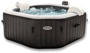 Dmuchane jacuzzi ośmiokątne hydromasaż 4 os. 180x71 cm akcesoria premium INTEX 28458 1