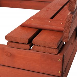 Springos Piaskownica zamykana 120x120 cm (SBP120SET02) 15