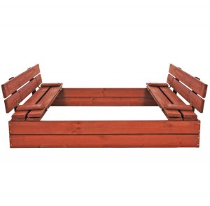 Springos Piaskownica zamykana 120x120 cm (SBP120SET02) 17