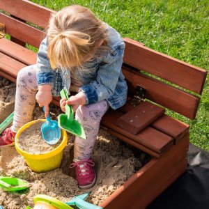 Springos Piaskownica zamykana 120x120 cm (SBP120SET02) 8