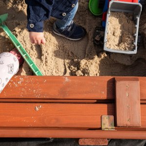 Springos Piaskownica zamykana 120x120 cm (SBP120SET02) 10