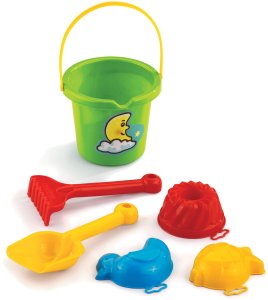 DUŻA PODWÓJNA PIASKOWNICA STOKROTKA 6 KOL + GRATIS 13