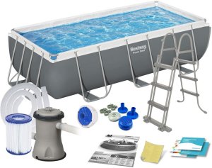 Basen ogrodowy stelażowy 404 x 201 x 100 cm 11w1 Bestway 56441 EDUKAMP 1