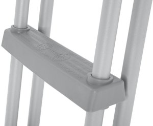 Bestway bezpieczna antypoślizgowa metalowa Drabinka do basenu 132cm 58332 EDUKAMP 12