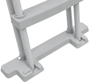 Bestway bezpieczna antypoślizgowa metalowa Drabinka do basenu 132cm 58332 EDUKAMP 4