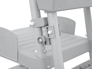 Bestway bezpieczna antypoślizgowa metalowa Drabinka do basenu 132cm 58332 EDUKAMP 5