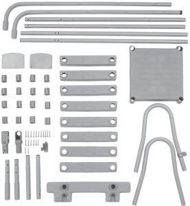 Bestway bezpieczna antypoślizgowa metalowa Drabinka do basenu 132cm 58332 EDUKAMP 7