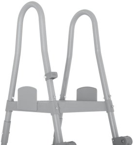 Bestway bezpieczna antypoślizgowa metalowa Drabinka do basenu 132cm 58332 EDUKAMP 10