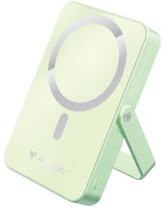 Verbatim Power Bank mit Standfuß mag.wireless 10000mA grün  32259 1