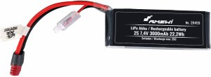 Amewi LiPo Akku 2S 7,4V 3000mAh 25C T-Stecker 1