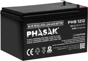 Bateria do Zasilacz awaryjny UPS Phasak PHB 1212 12 Ah 12 V 4