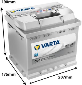 ACCUMULATOR VARTA SD 554400053 C30 54 A 2