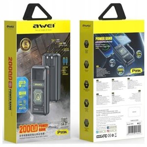 AWEI PowerBank P99K 20000mAh 22.5Wblack/black 2