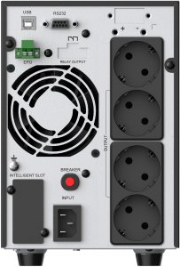 Conceptronic ZEUS52ES2K zasilacz UPS Podwójnej konwersji (online) 2 kVA 1800 W 4 x gniazdo sieciowe 2