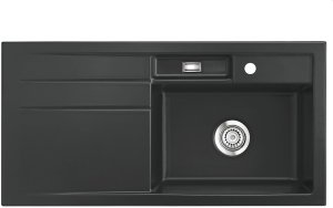 Systemceram Bela 100 Schiefer, zlewozmywak ceramiczny, korek manualny 1