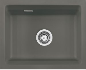 Systemceram Kara 50 U Lava, zlewozmywak ceramiczny, korek manualny 1