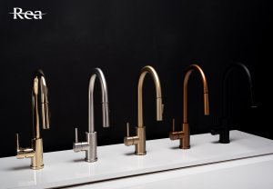 Bateria kuchenna Rea Fresh Miedź Szczotkowana 2