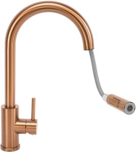 Bateria kuchenna Rea Fresh Miedź Szczotkowana 3