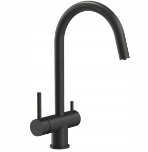 Bateria kuchenna Quadron Sink faucet with connection for water filter CAREN, 3623512_BLM, carbon black 2