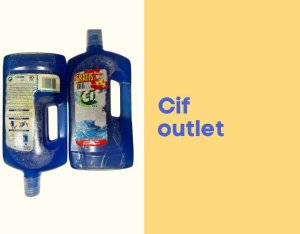 Outlet cif płyn do mycia podłóg glazury terakoty 1l zniszczone etykiety na butelce 3