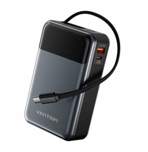 Powerbank Vention USB-C 20000mAh 65W FHYB0 (czarny) 3