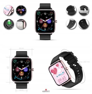 Smartwatch Giewont GW230-3 Czarny  (GW230-3) 2