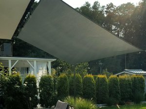 Żagiel wodoszczelny premium 3x2,5 - Szary 11