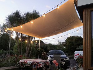 Żagiel wodoszczelny premium 3x2,5 - Beżowy 14