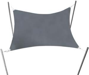 Żagiel wodoszczelny premium 3x3 - Szary 2