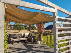 Żagiel wodoszczelny rozsuwany 1,5x5 - Beżowy 13