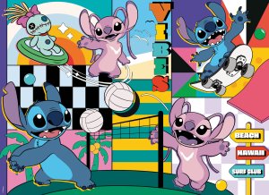 LISCIANI DISNEY PUZZLE DF MAXI FLOOR 108 STITCH 2