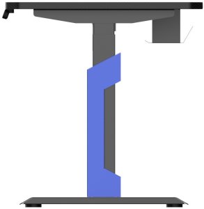 Biurko Gamingowe Angel Nemezis Black 1,4m 2