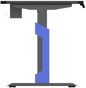 Biurko Gamingowe Angel Nemezis Black 1,4m 6