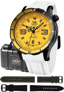 Zegarek męski Vostok Europe NH35A-510C530SW biały 1