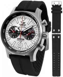 Zegarek męski Vostok Europe 6S21-595A642S czarny 1