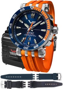 Zegarek męski Vostok Europe NH35A-575A715SO pomarańczowy 1
