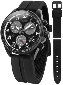 Zegarek męski Vostok Europe 6S30-325C744SB czarny 1