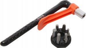 Klucz dynamometryczny Super-B Torque 3-10 Nm z zestawem bitów 3