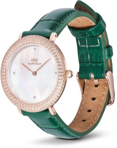 Zegarek damski Daniel Wellington DW00100826 CYRKONIE zielony 5
