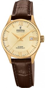 Zegarek damski Festina F20011-6 brązowy 1