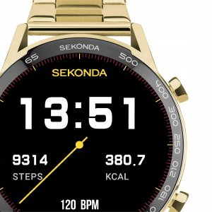 Smartwatch  męski Sekonda 30227 złoty bransoleta 4