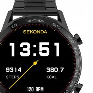 Smartwatch Sekonda Smartwatch męski 30226 czarny bransoleta 4