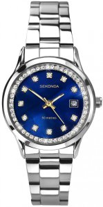 Zegarek damski Sekonda 2147 CYRKONIE srebrny 1