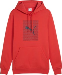Bluza męska Puma Ess Logo Lab Hoodie FL czerwona 684669 15 M 1