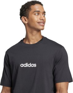 Adidas Koszulka męska adidas Essentials Linear Single czarna JE8993 L 4