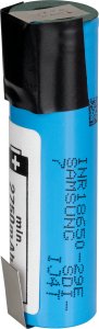 AKUMULATOR SAMSUNG 18650 2750mAh 3,7V z blaszkami INR18650-29E-FT 2