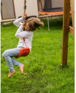 Huśtawka plastikowa - czerwona 23555 12