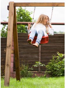 Huśtawka plastikowa - czerwona 23555 13